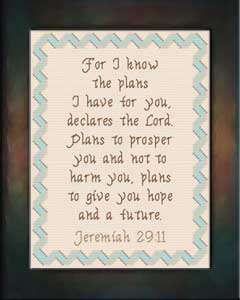 Plans of Hope - Jeremiah 29:11